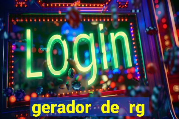 gerador de rg frente e verso